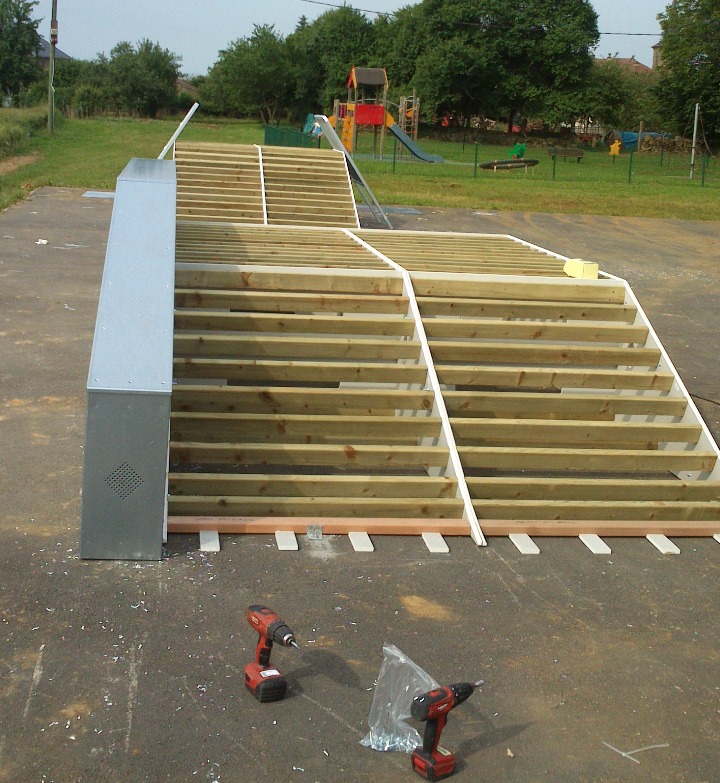 montage du Skate park